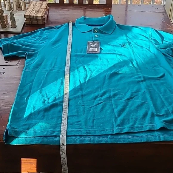 NWT polo collared shirt. Stunning color - Picture 7 of 7